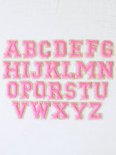 Letter Patch - Azelea Pink